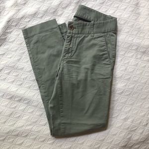 JCrew Olive Chinos